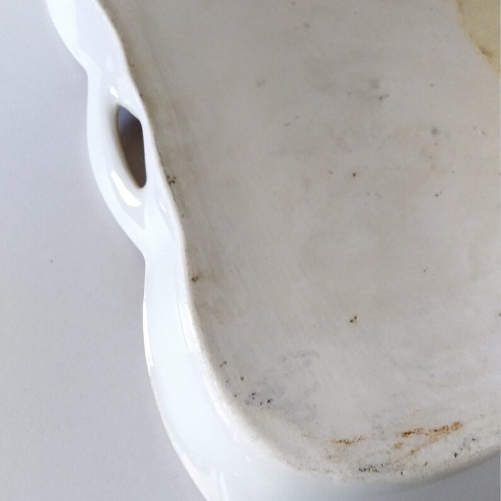 Porcelain Prussian Rose Tray - Picture 10 of 12